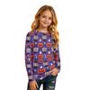 Kids' Halloween Printed Long Sleeve Round Neck T-Shirt