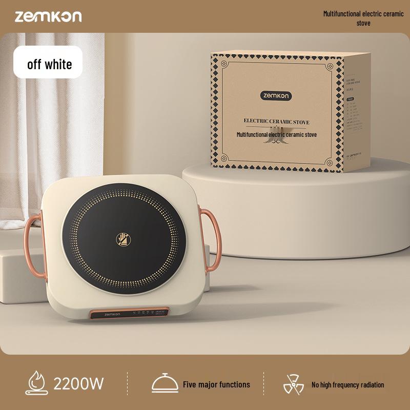 Zemkon Ceramic Hob Mini Electric Tea Stove: Induction Cooker with Touch Control for Tea Brewing