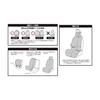 BONFORM Seat Cover, Waterproof Deo, Light/Regular Car, Front 1 Piece, Waterproof/Water Repellent, Deodorizing/Antibacterial, Washable, Wetsuit