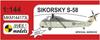 Mark 1 British Sikorsky Special Service Plastic Model Kit MKM144173L 1/144 S-58