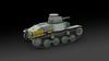 IBG 1/72 Japanese Type 89 Medium Tank (Late Model) + Type 95 Light Tank (Ha-Go) with Cart Plastic Model Kit PB72042 (Tank)