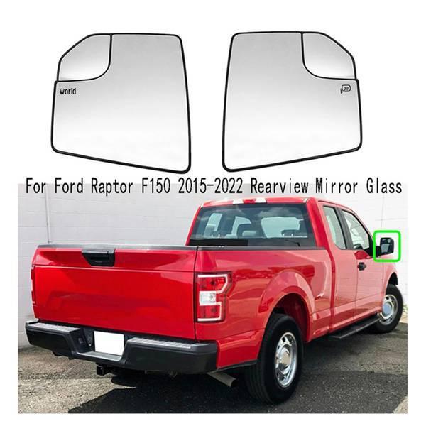 FL3Z17K707B Right Side Mirror Glass for 2015-2022 Ford Raptor F150.