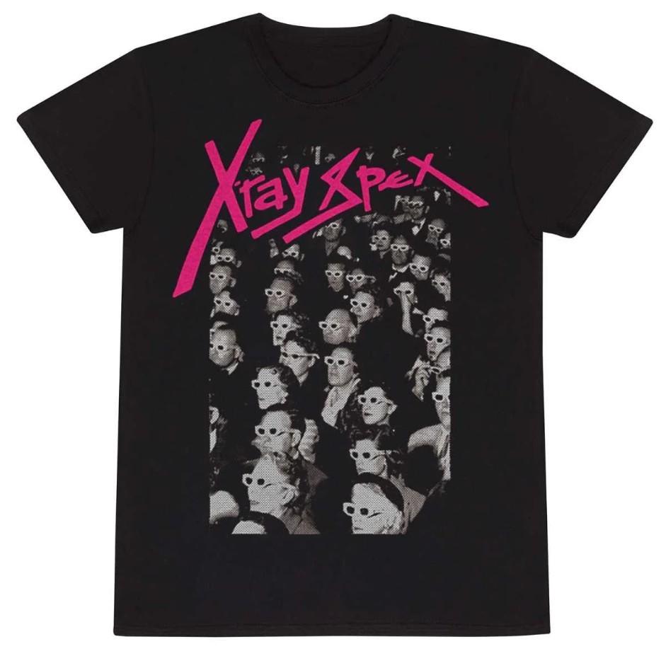 Xray Spex Crowd T-Shirt Size S-5XL Reprint Unisex T-Shirt XL