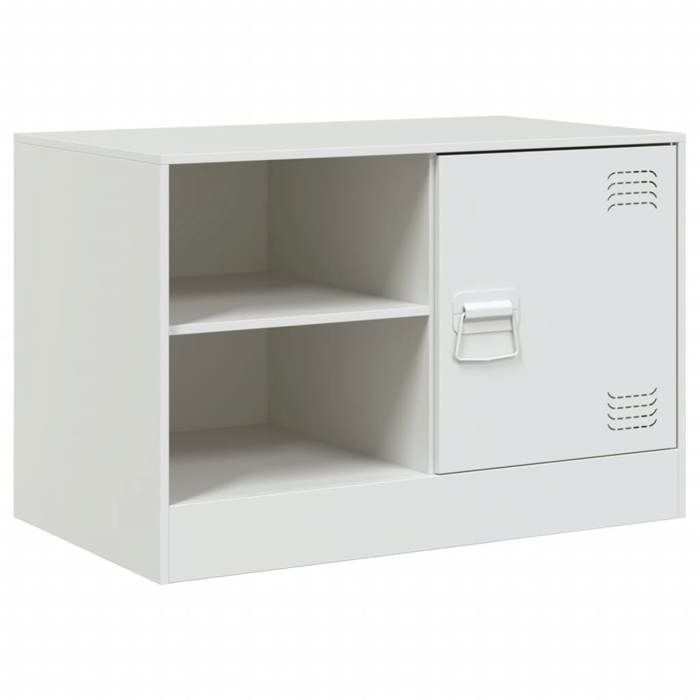 VidaXL TV Cabinet White 67x39x44 Cm Steel 841701