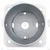 Round Column Base 80X150Mm Screwed To Concrete Anchor Bracket