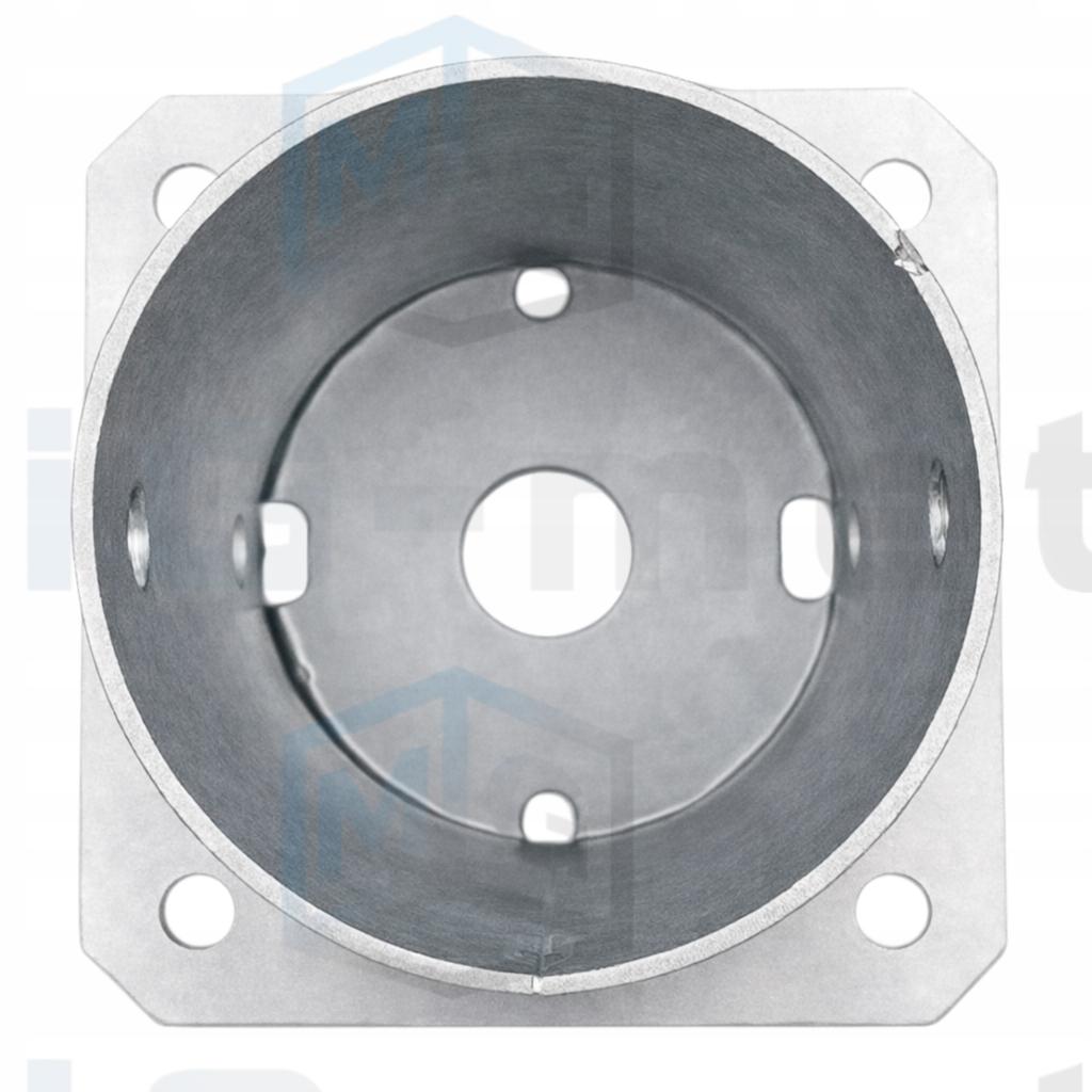 Round Column Base 80X150Mm Screwed To Concrete Anchor Bracket