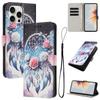 Feder Windspiel PU Leder Brieftasche Flip Foto Rahmen Buchhülle für iPhone Samsung Huawei Honor Xiaomi Redmi Oppo Infinix Tecno Google...