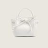Korean Niche Portable Vegetable Basket Bag Women'S Spring Summer Fashion Bucket Bag Bow Messenger Bag