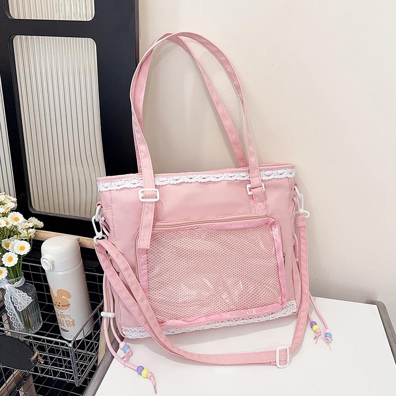 Japanese Two-Dimension Bag Kawaii Kawaii Shoulder Bag Transparent Shoulder Bag Organized Itabag For Anime Events Conventions