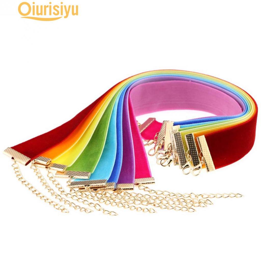 Szeroki miękki aksamitny naszyjnik Lady Party Klub nocny Naszyjnik Gotycka biżuteria Charm Gift
