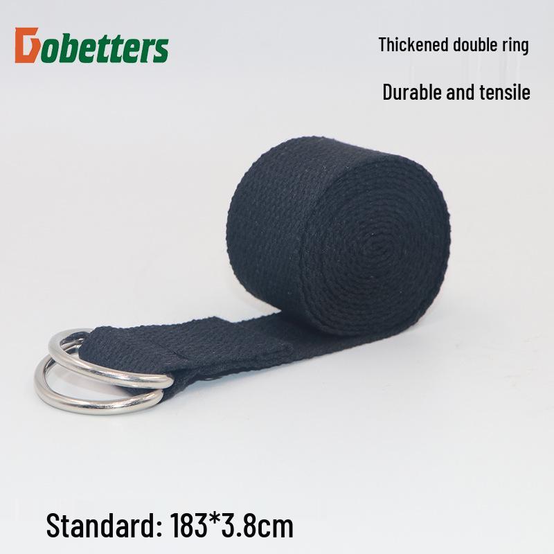 Pure Cotton Yoga Resistance Stretch Strap for Leg Extension and Flexibility Training