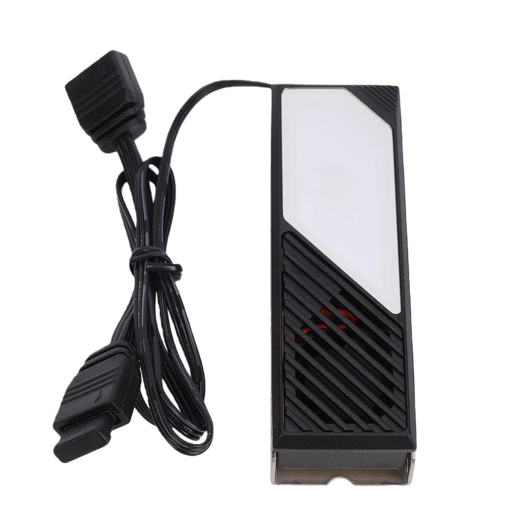 SSD Heatsink RGB Synchronization Thermal Conductive Silicone Pad Custom Dynamic LED Lighting Dazzling Lens M.2 NVMe