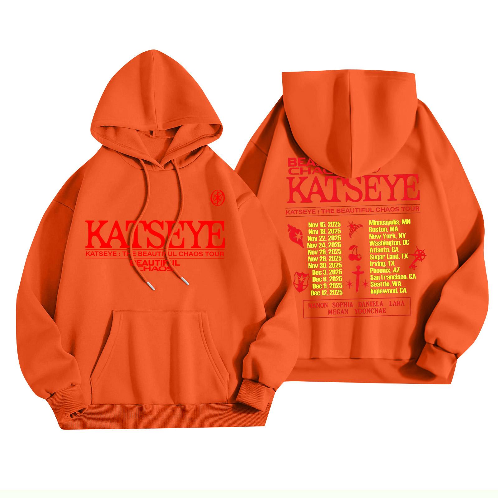 

Унисекс Модный Легкий Пуловер с Длинным Рукавом и Карманами Толстовка с Принтом XXL шафрановый