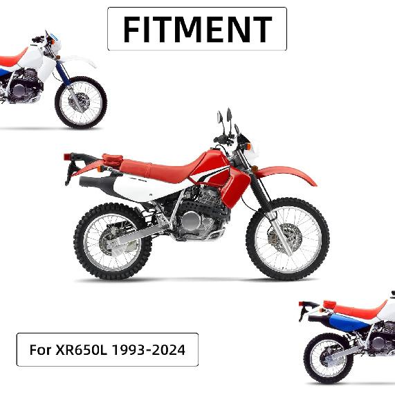 Dirt Bike Engine Cover Guard for XR650L,CNC Aluminum Motorcycle Case Saver Protector for XR 650L 1993-2024-Red