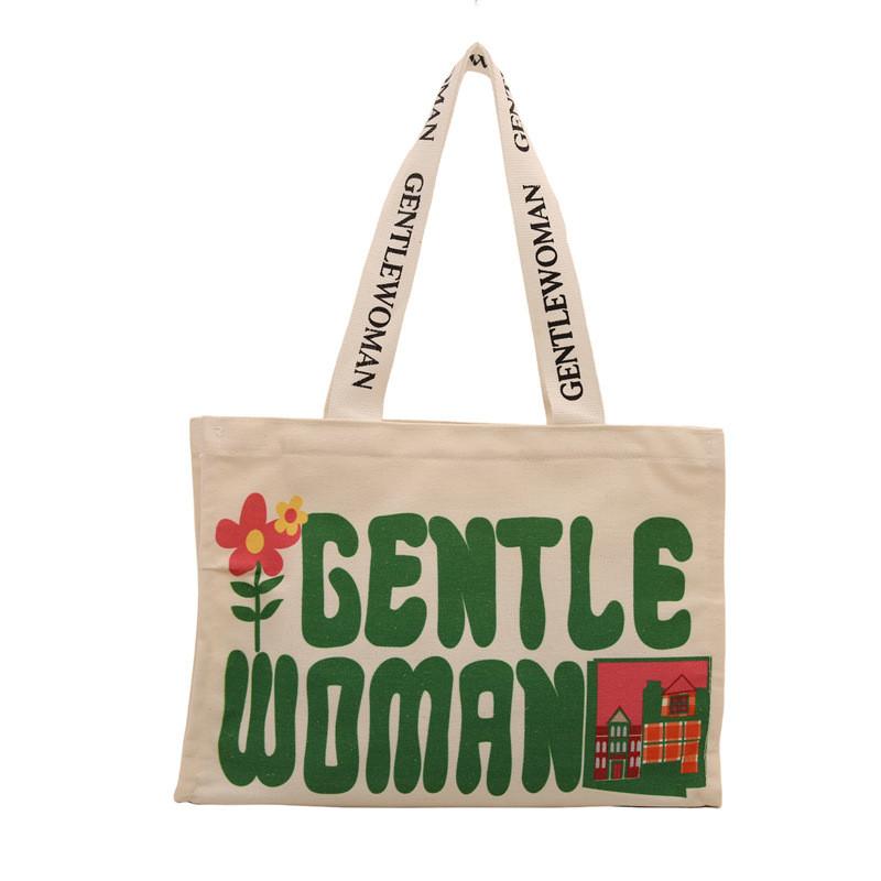 Large Tote Fashionforward Bag For Women With Unique Letter Print And Comfortable Dual Straps Shoulder