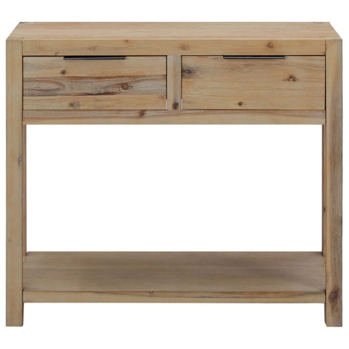 VidaXL Console Table 82x33x73 Cm Solid Acacia Wood