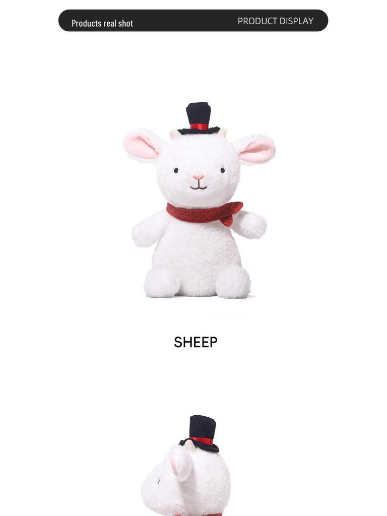 Goddess Festival Lamb Plush Toy - Cute Doll Pillow and Birthday Gift