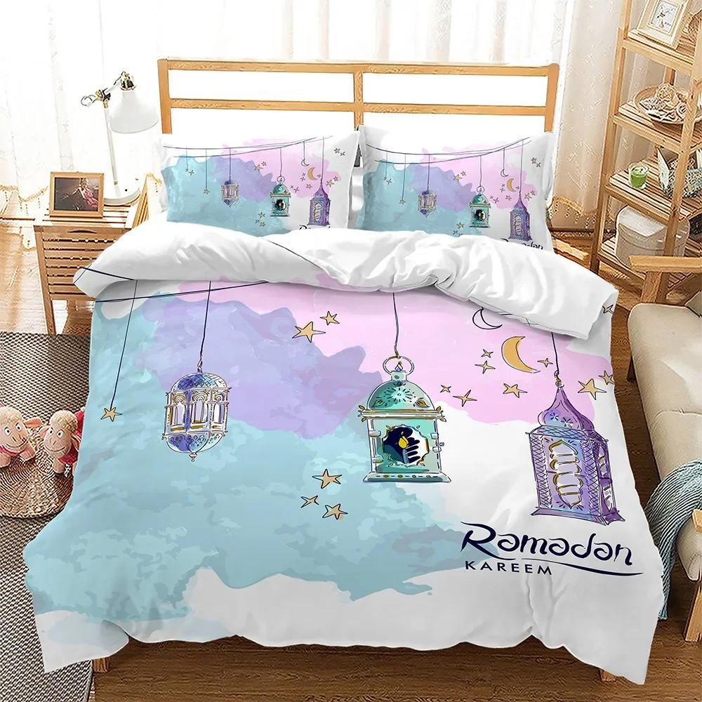 

Comforter Luxury And Digital Printing Star/Moon/Meteor Double Winter Set Lantern 1 Person Comforter (quilt)-EU Single(135*200cm)3pcs