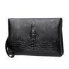Crocodile Pattern Zipper Wristlet Bag PU Leather Men Clutch Bag Large Capacity Envelope Bag Money CellPhone Purses And Handbags