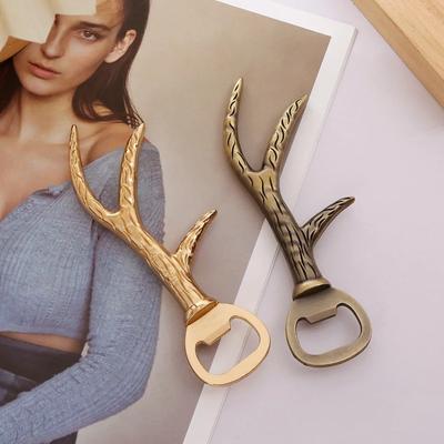 Creative Antlers Metal Bottle Opener Portable Beer Bottle Opener
