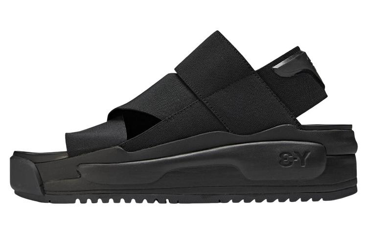 Y 3 RIVALRY SANDALE Netz, Textil Stilvolle Sandale Unisex Schwarz 46 black