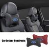 1Pcs Car Seat Headrest Auto Logo Neck Pillow For Fiesta Ranger Focus KugaTransit Mustang Mondeo Fusion Esco Accessories