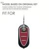 Custodia Copri Chiave in Silicone a 3 Pulsanti per Alfa Romeo Mito Giulietta GTO 159 GTA 4C Mito Chiave a Riserva Guscio Protettivo