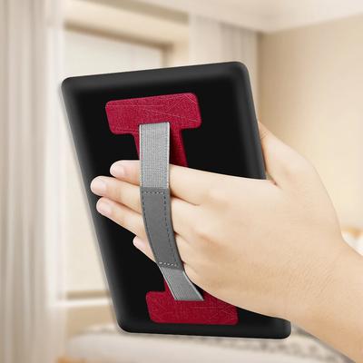 Sangle de main pour tablette, support, bande antidérapante pour doigt, poignée, support de main pour tablette Kindle 6-8 pouces