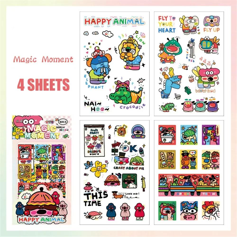 Fantasy World Series Cartoon Transparent Waterproof Pvc Sticker For Scrapbooking Material Stationery Craft Supplies Water Bottle