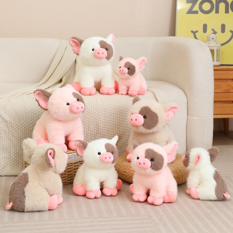 Cute little fragrant pig doll pig plush toy throw pillow sleeping children rag doll birthday gift girl