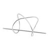 Hairpin for Women, 8-Shaped Irregular Curved Cross Hair Stick Hair Accessory for Buns and Updos