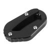 1 Pair Motorcycle Side Stand Pads, Aluminum Alloy Side Stand Expanding Pad Kickstand