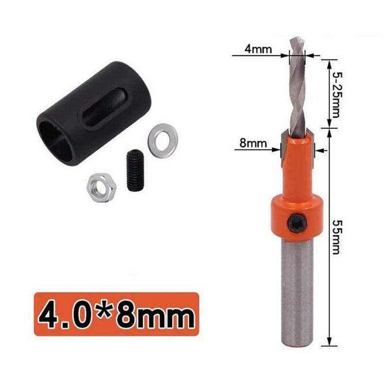 

Деревообробка Зенківка Фреза Викрутка для гвинтів Інструмент для демонтажу Remon Обмежувач для свердління Деревообробна фреза Деревообробне свердління F