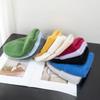 New Winter Korean Version Candy Color Rabbit Fur Fashion Simple Baotou Hat Women's Plush Thermal Knit Hat Cold Hat Pullover Hat