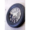 Akizuki Trading Wall Clock RT66 Antique Tire Clock HLCQ1471 Co., Ltd. 40×H6cm