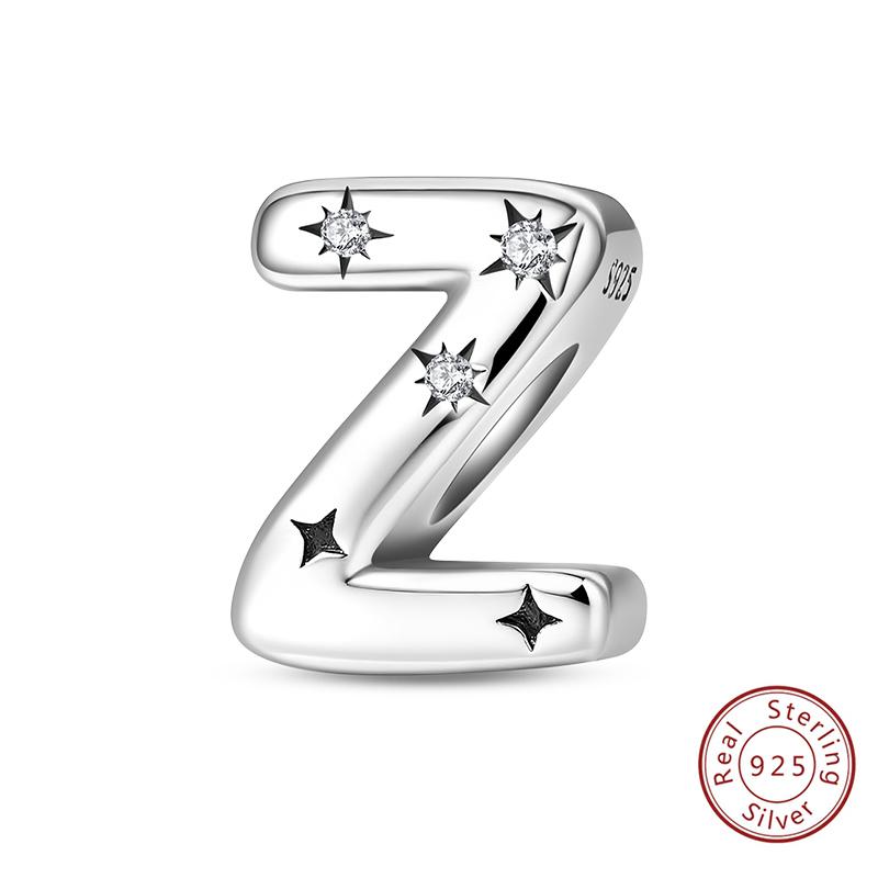 

Classic Copper 26 Letters A-Z Alphabet Charms Stars Letter Beads Fit Bracelet Diy Charm For Woman Jewelry Making