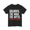 Grandfather T Shirt, Grandpa The Myth Father's Day Men Vintage Shirt