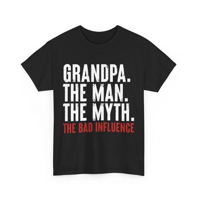 Grandfather T Shirt, Grandpa The Myth Father's Day Men Vintage Shirt