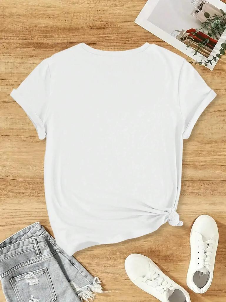 Unisex Women T-Shirt Vintage Cowboy Let'S Go Girls Printing Short Sleeve Teessummer Street Fashion Tops O-Neck Loose Female Clothes