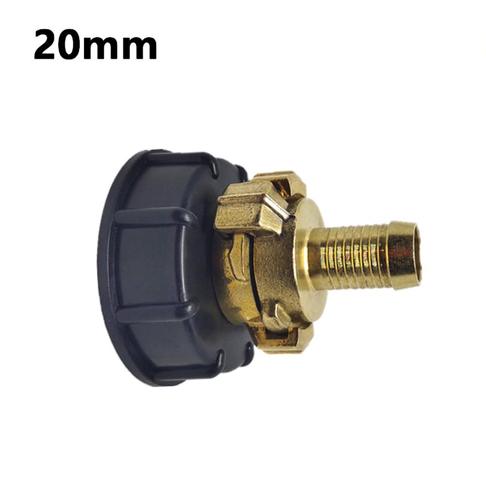 IBC Adapter S60x6 Tote Tank Adapter Anschluss Geka Stil Schlauchanschluss Bewässerung Praktischer Auslass Gewinde Zubehör Verschraubungen