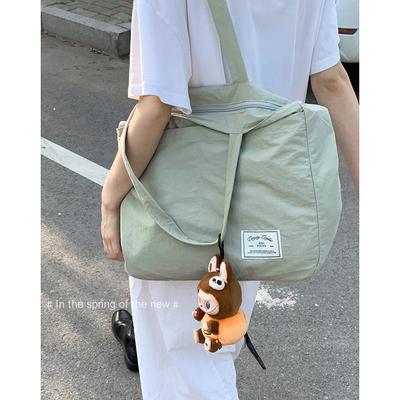 Casual Canvas Bag Korean Lazy Style Underarm Bag Women's 2025 New Simple Large-capacity Tote Bag Messenger Bag
