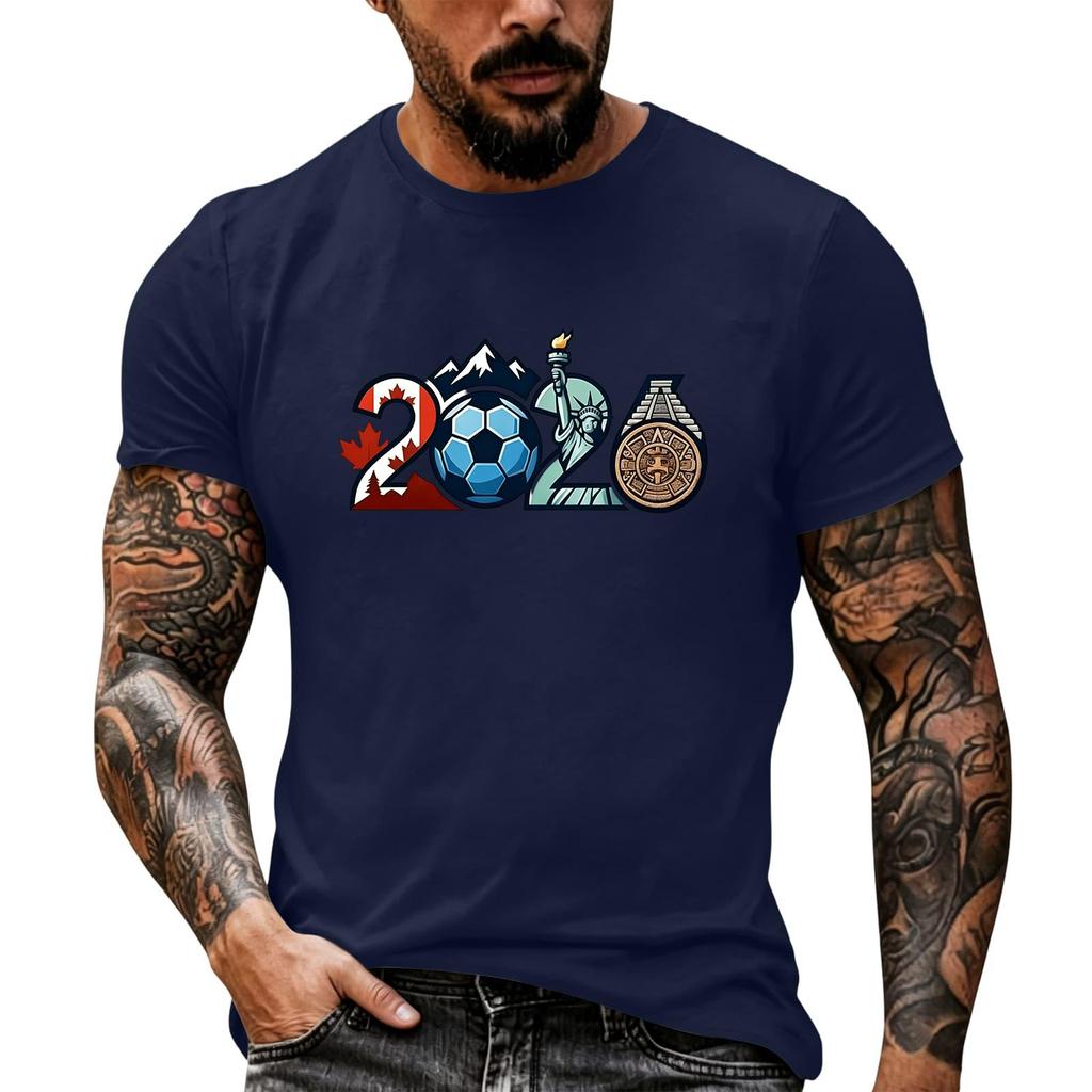 Men’s Basic Crew Neck Short Sleeve T Shirt with Theme Print Casual Oversized Tshirts for Men Big and Tall Shirts for Men Workout Shirts for Men
