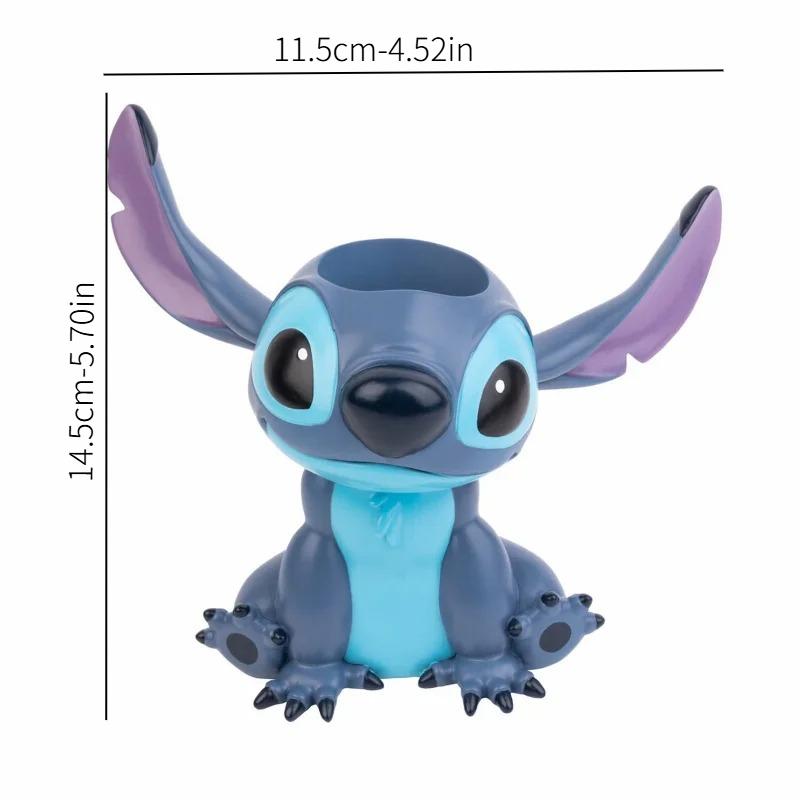 Disney Kreatywne pudełko do przechowywania artykułów piśmiennych i pojemnik na długopisy Stitch Dekoracja stołu w pokoju Uroczy i praktyczny prezent dla studenta