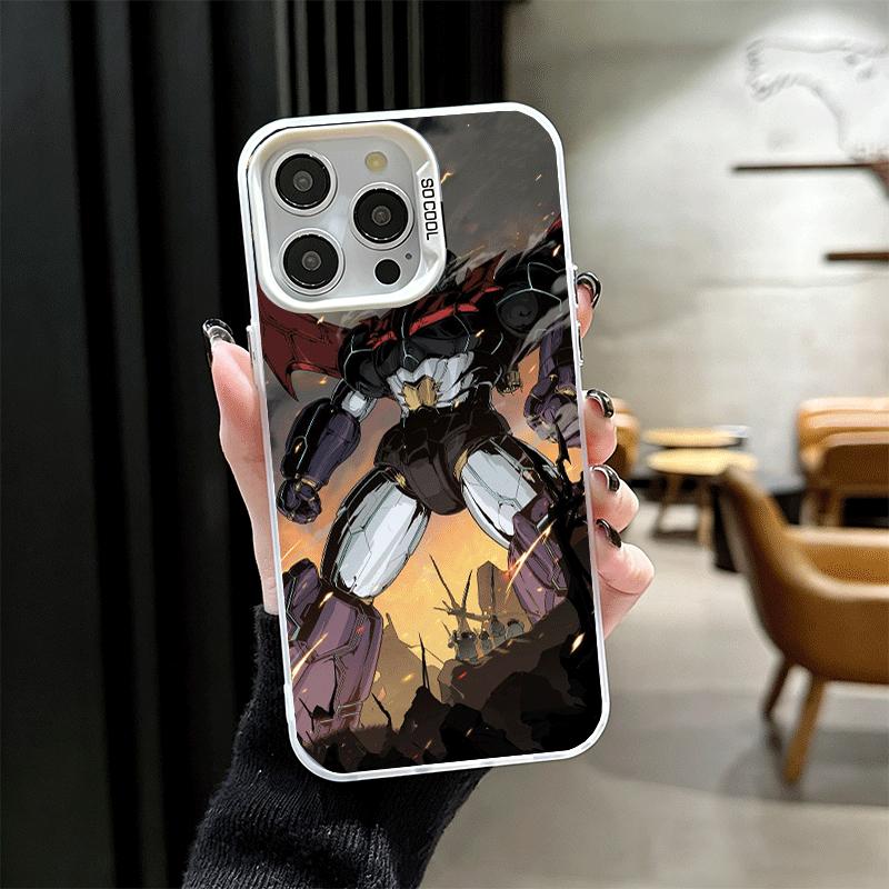 M-Mazinger Z Anime Soft Phone Case for iPhone 15 16 17 Pro Max 17Air 16E 14 Plus 13 12 Mini Shockproof Cover Back Shell