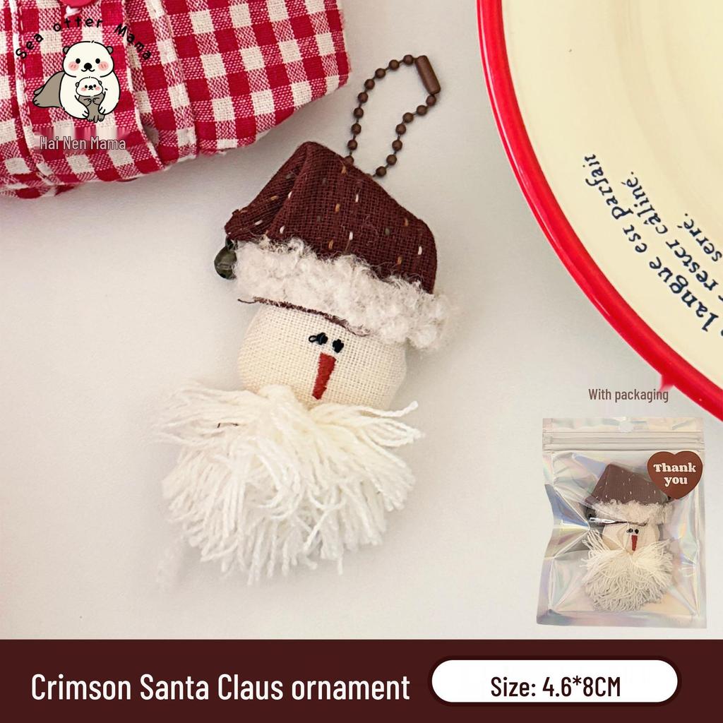 Christmas Plush Doll Hair Clip - Cute, Versatile, Decorative Side Clip for Girls