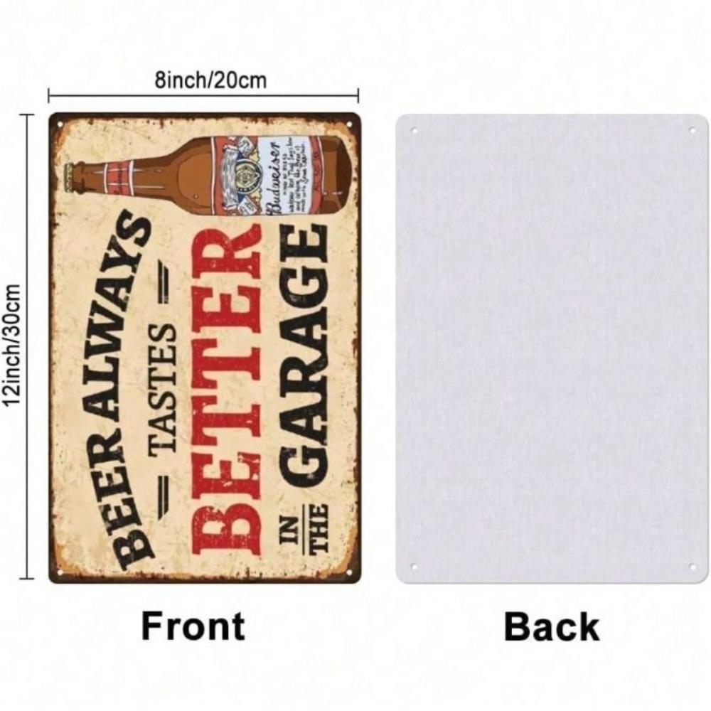 Vintage Metal Poster 8x12 Inch Tin Sign Wall Decor for Bar Garage