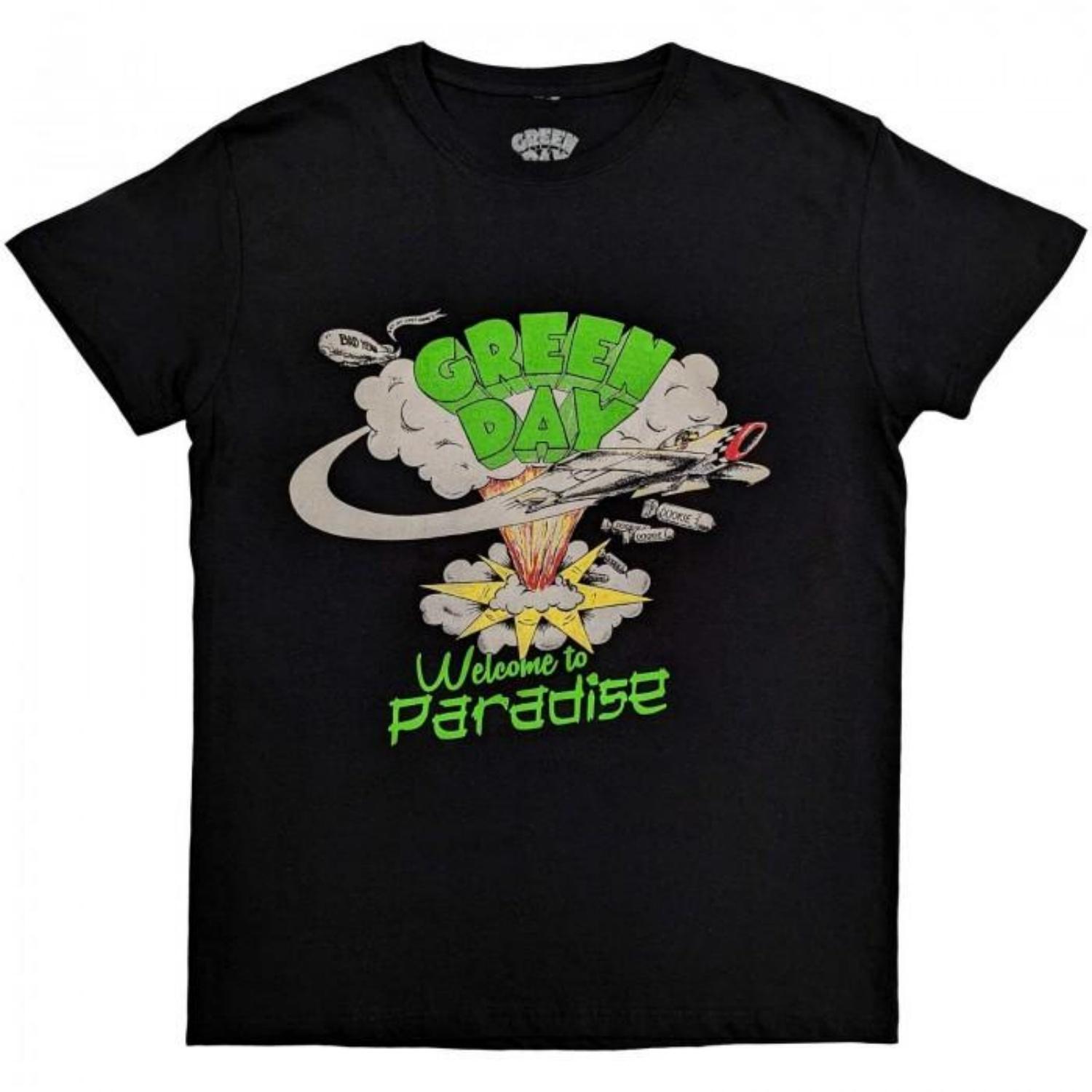 Green Day Unisex Adult Welcome To Paradise T-Shirt S