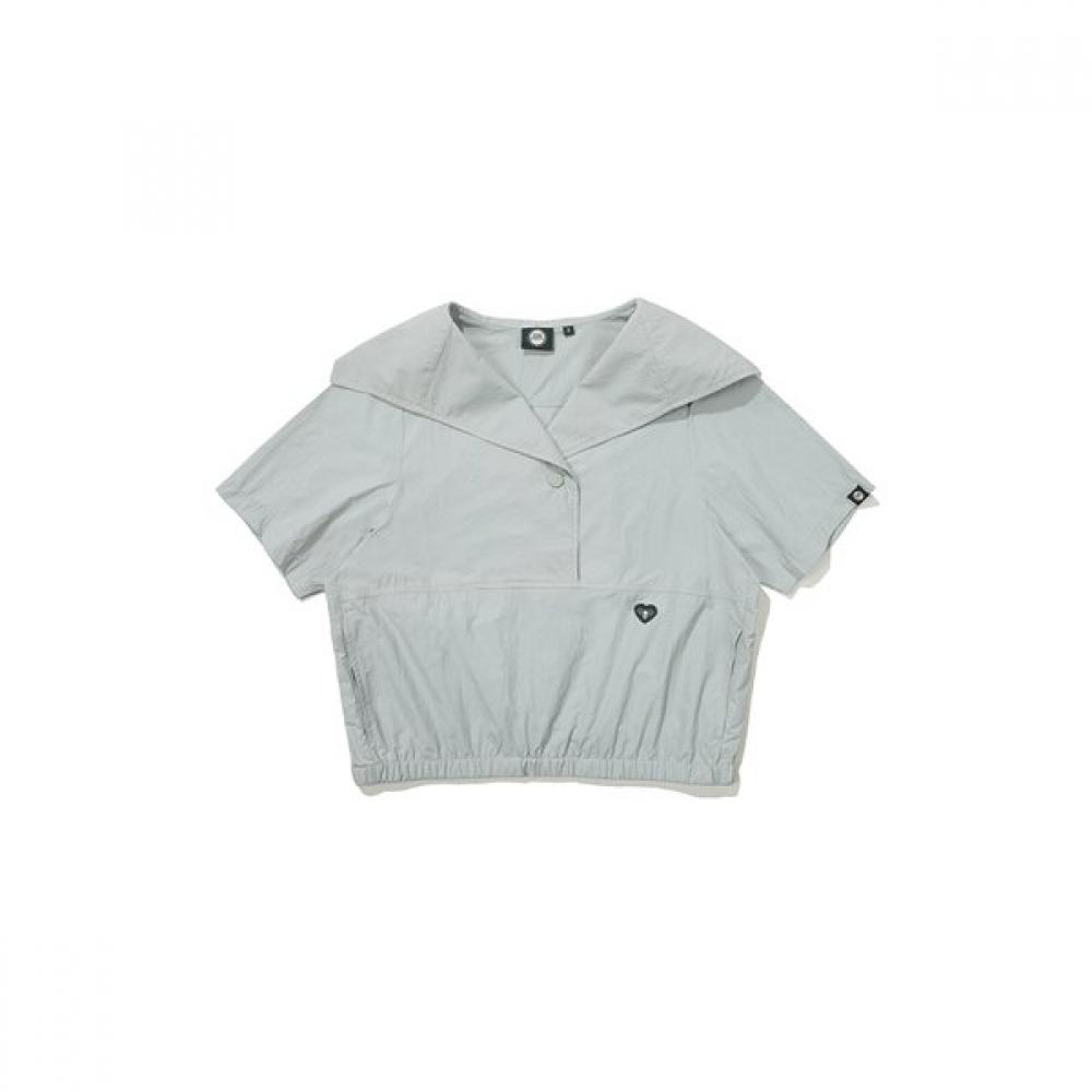 Bbc Earth Женский анорак с коротким рукавом и воротником-стойкой OLIVE/95