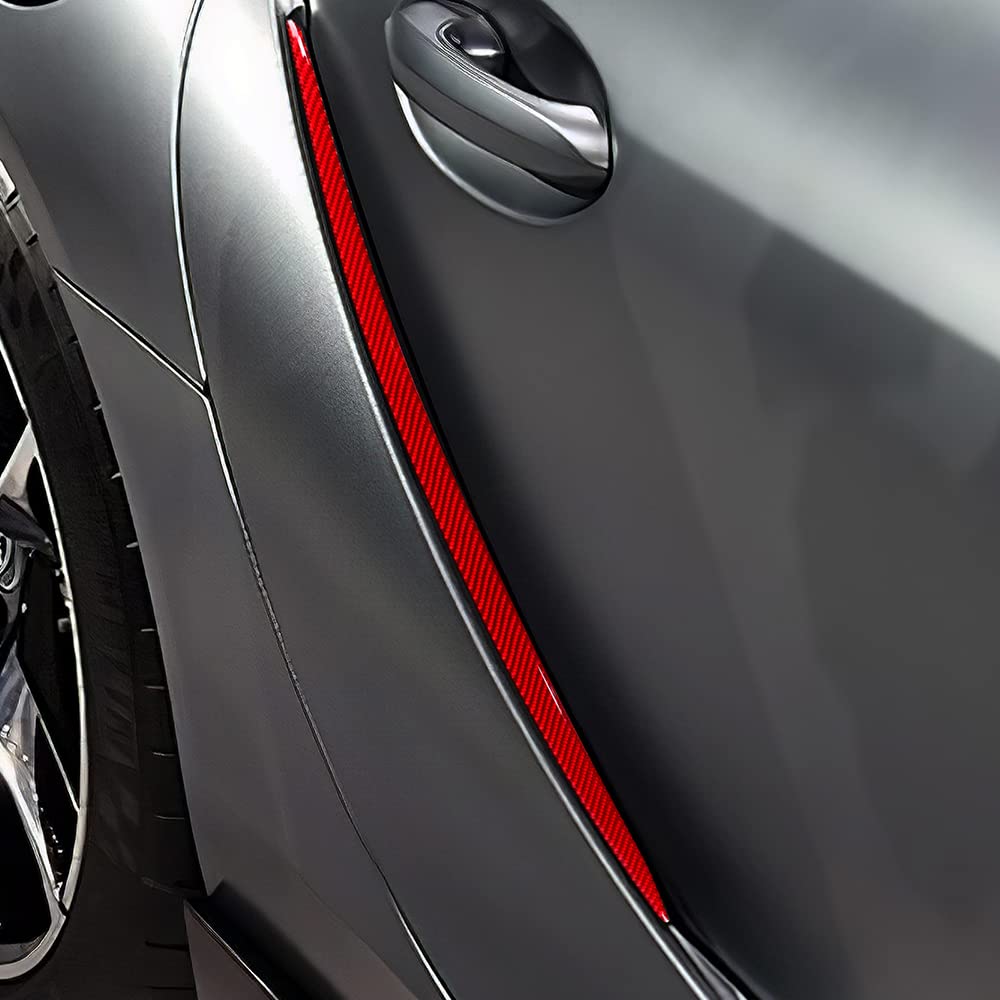 AIRSPEED Toyota Supra GR A90 A91 MK5 Exclusive Accessories Real Carbon Fiber Car Door Protection Plate Scratch Prevention Door Guard Sticker Decal