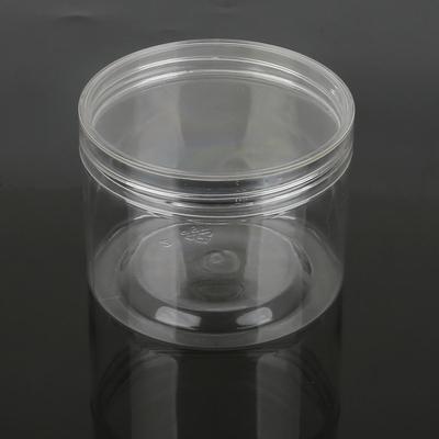 Plastová plechovka Průhledná plastová plechovka